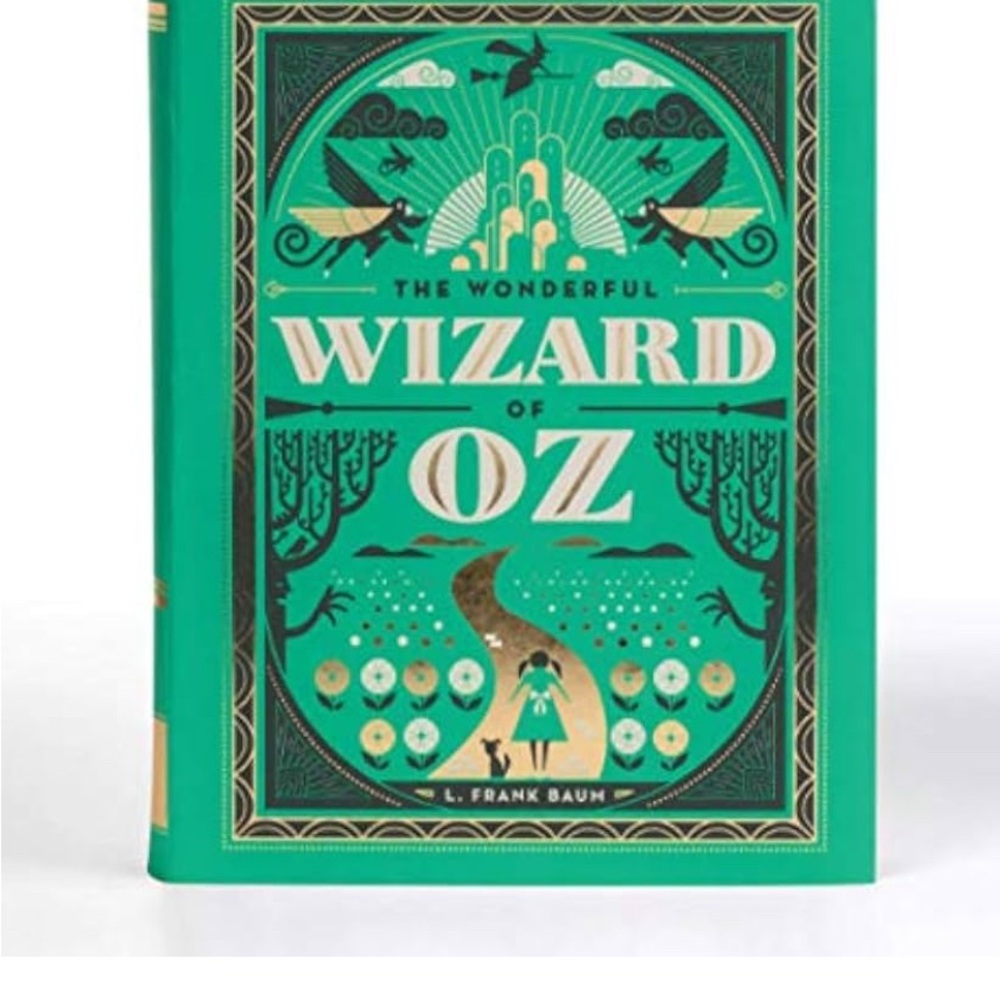 The Wonderful Wizard of Oz Green Hardcover